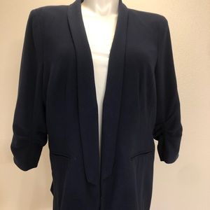 Apt. 9 Navy Lined Boyfriend Blazer XXL
